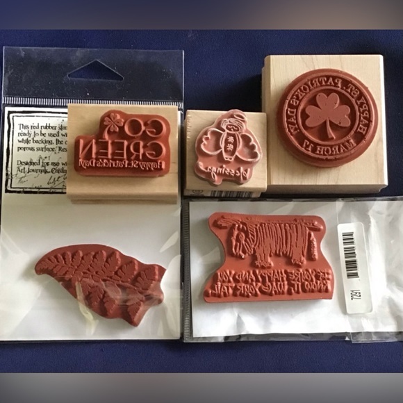 Bundle of 5 rubber stamps for cards and paper crafting - Picture 2 of 3